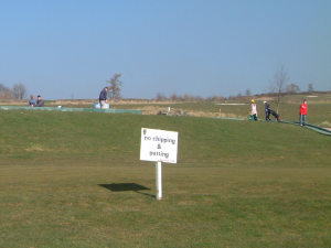 A Golf Sign